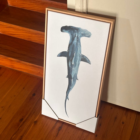 Limited Edition ‘Overhead’ hammerhead shark art print