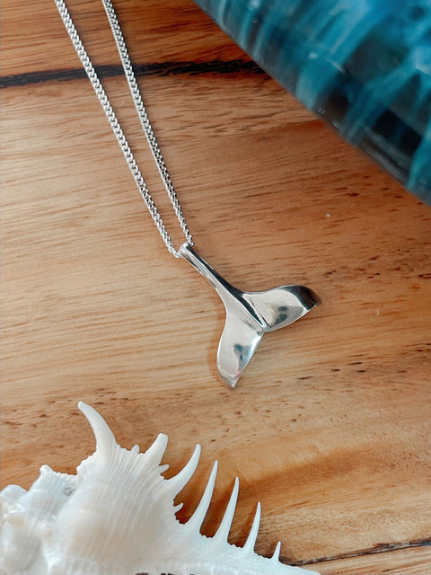 Whale Tail Necklace -Large