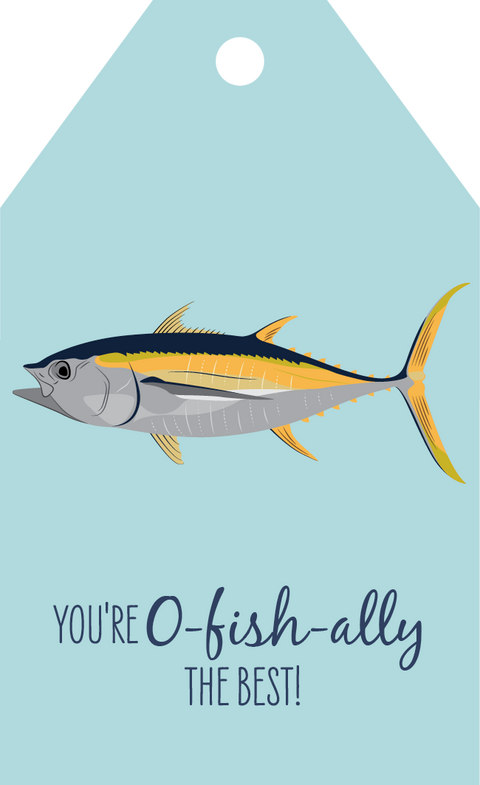 Tuna Fish Gift Tag