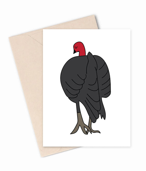 Bush Turkey Greeting Card