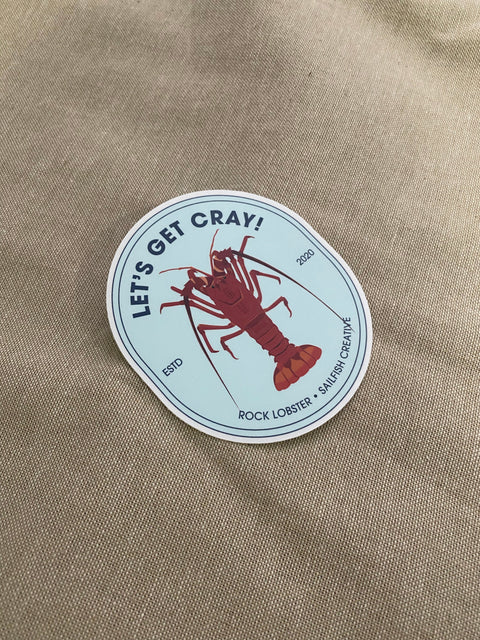 Crayfish Pun Sticker