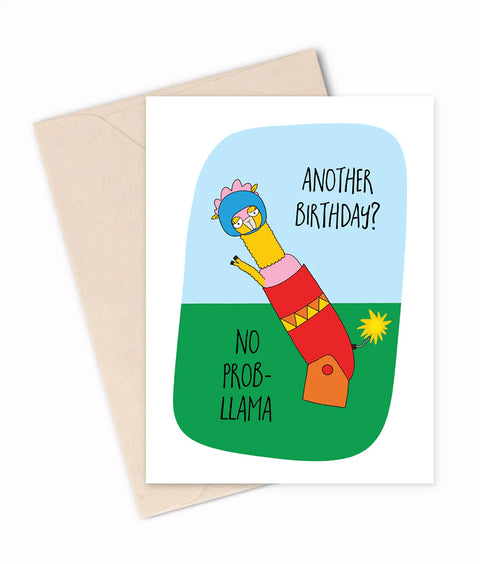 Another birthday? No Prob-Llama birthday card