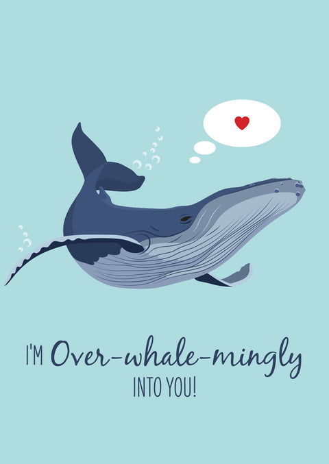 Humpback Whale Lovers Card
