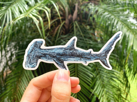 Hammerhead Shark vinyl sticker