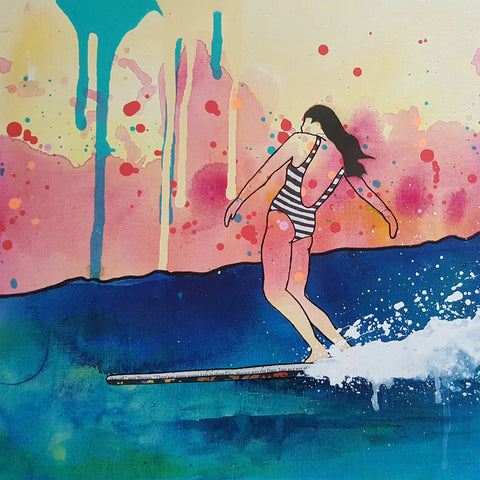 Limited edition Penny surf art