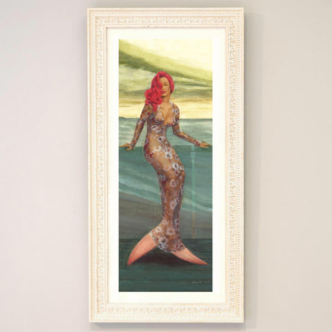 rihanna mermaid print from original painting by Sunshine Coast artist