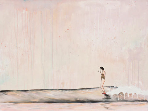 Limited edition Lucy surf art