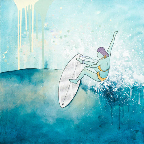 Limited edition Layne surf artwork